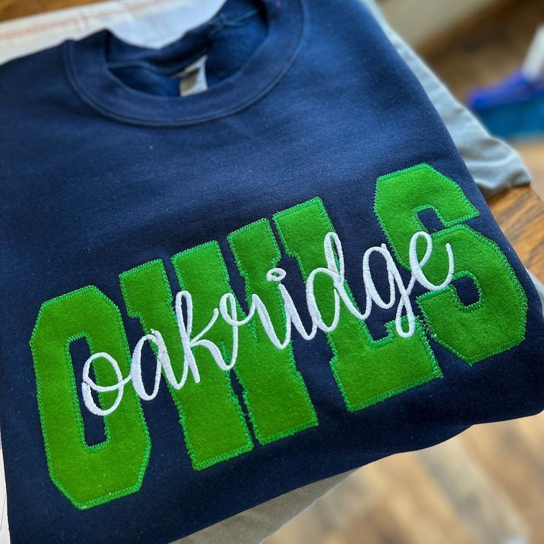 Custom Applique Patch Sweats- Unisex Sizing