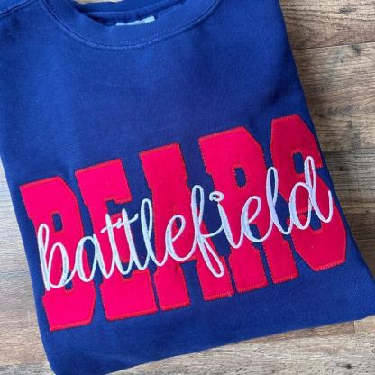 Custom Applique Patch Sweats- Unisex Sizing