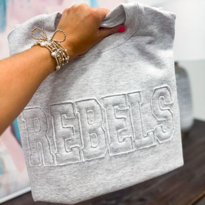 Custom Raggy Applique Tee/Sweatshirt