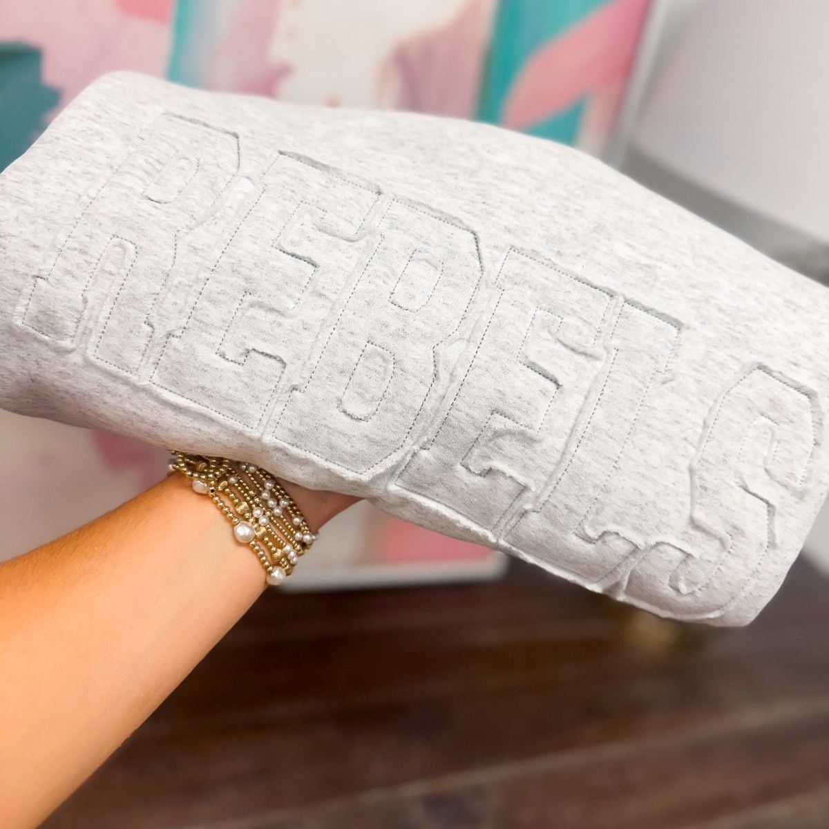 Custom Raggy Applique Tee/Sweatshirt