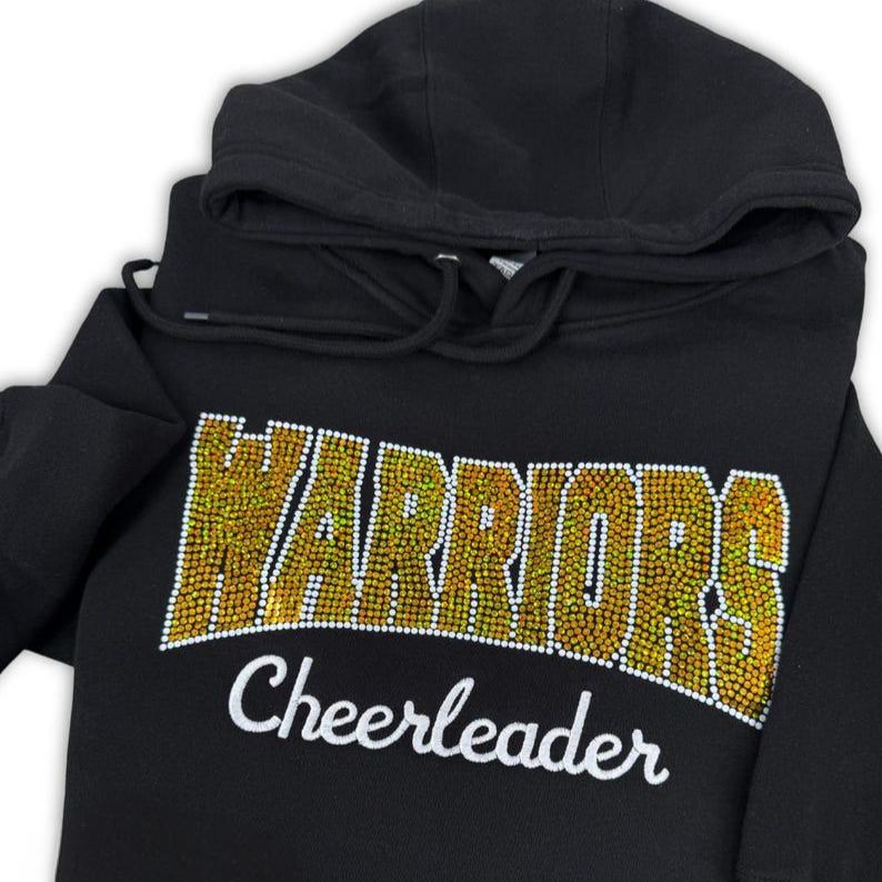 Custom Embroidery Bling Comfort Colors Sports Mom Sweatshirt