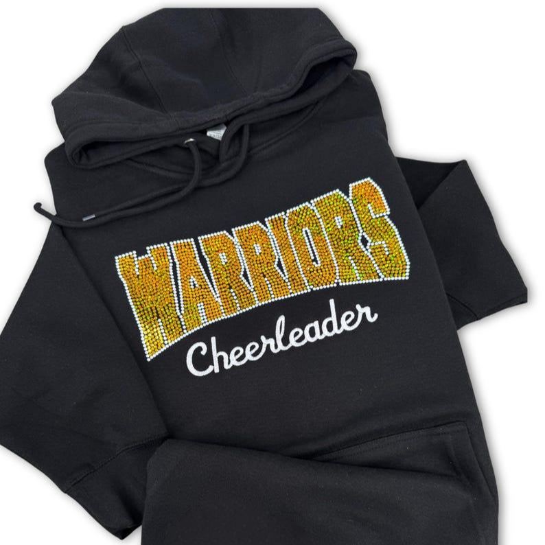 Custom Embroidery Bling Comfort Colors Sports Mom Sweatshirt
