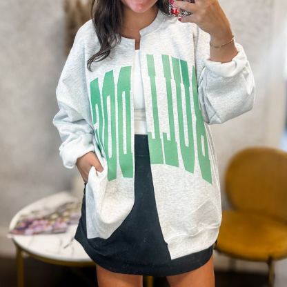 🏈📣 Game Day Spirit Double-Print Sweatshirt | Customizable