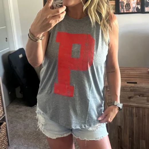 Custom #1 Fan Relaxed Tank-Black Or Gray