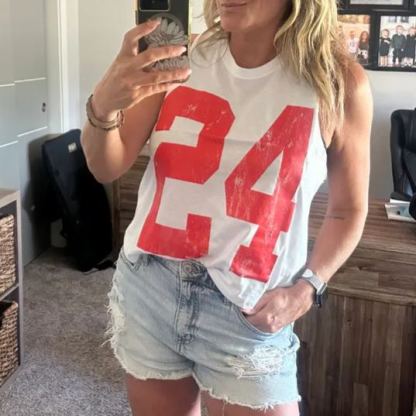 Custom #1 Fan Relaxed Tank-Black Or Gray