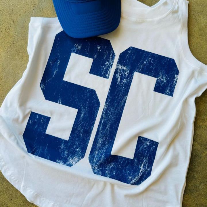 Custom #1 Fan Relaxed Tank-Black Or Gray