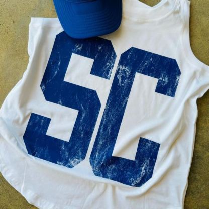 Custom #1 Fan Relaxed Tank-Black Or Gray