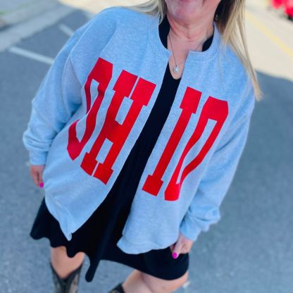 🏈📣 Game Day Spirit Print Sweatshirt | Customizable