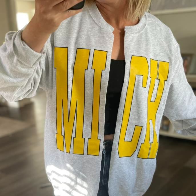 🏈📣 Game Day Spirit Print Sweatshirt | Customizable