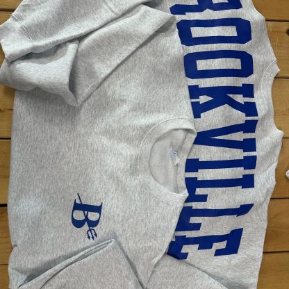 SOLID CUSTOM BACK PRINT SWEATSHIRT FOR SPORTS FANS