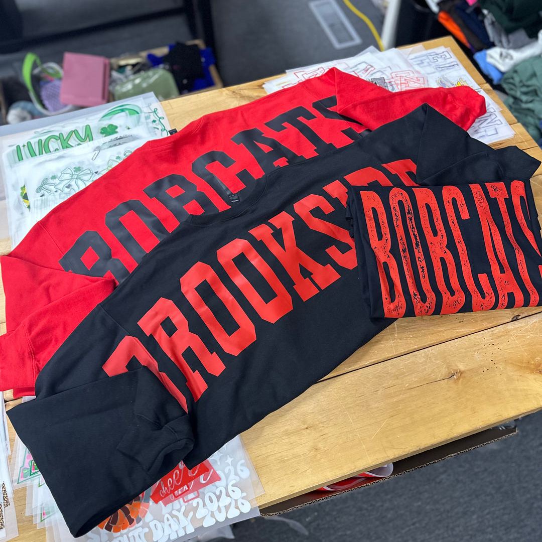 SOLID CUSTOM BACK PRINT SWEATSHIRT FOR SPORTS FANS