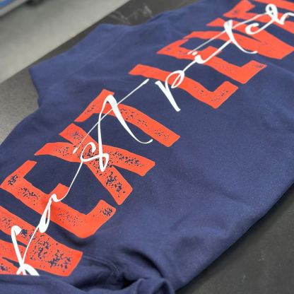 SOLID CUSTOM BACK PRINT SWEATSHIRT FOR SPORTS FANS