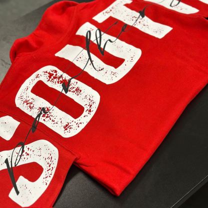 SOLID CUSTOM BACK PRINT SWEATSHIRT FOR SPORTS FANS