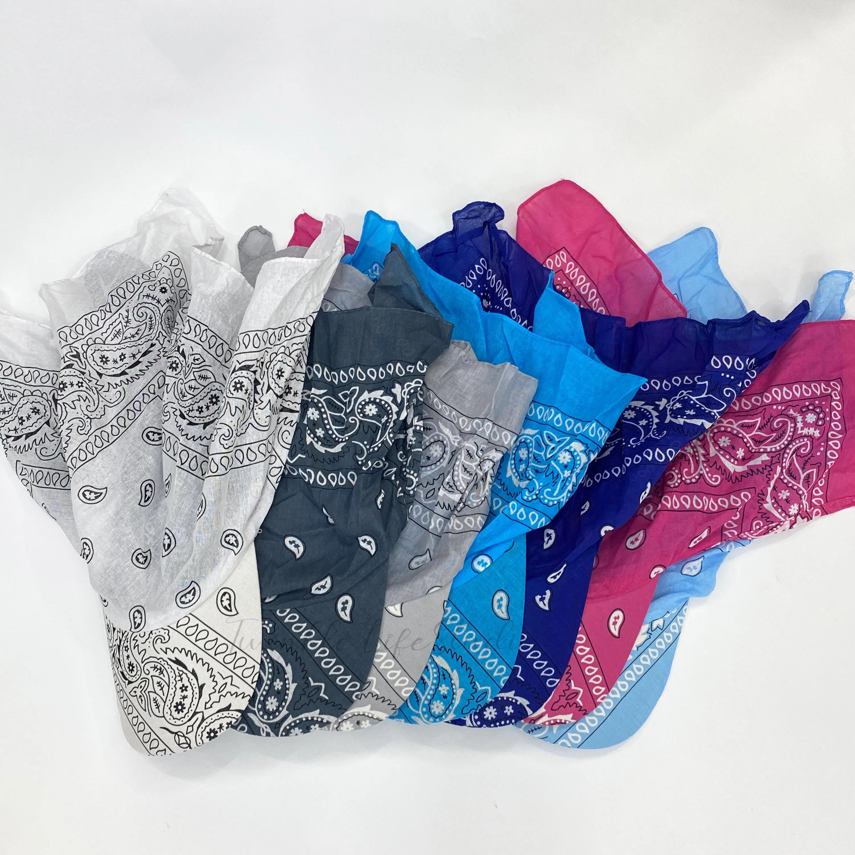 Custom Embroidered Wide Brim Sun Visor Cap with Scarf-Game Day UV Protection Headwear