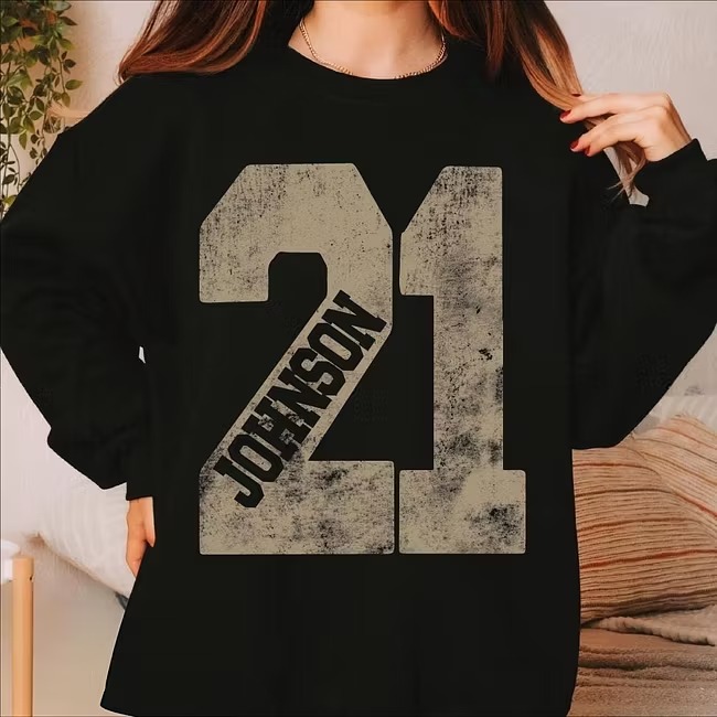 Custom Sports Name & Number Hoodie-Personalized Jersey Game Day Sweatshirt