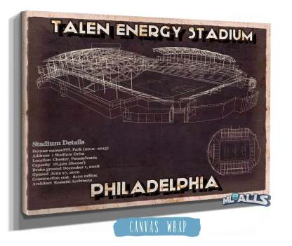 Vintage Talen Energy Stadium MLS Soccer Print