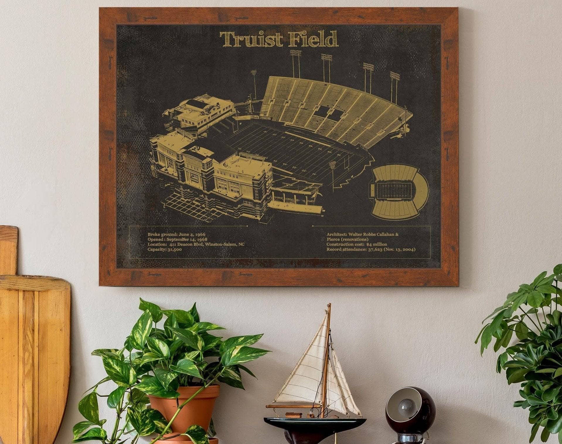 Truist Field Vintage Wall Art
