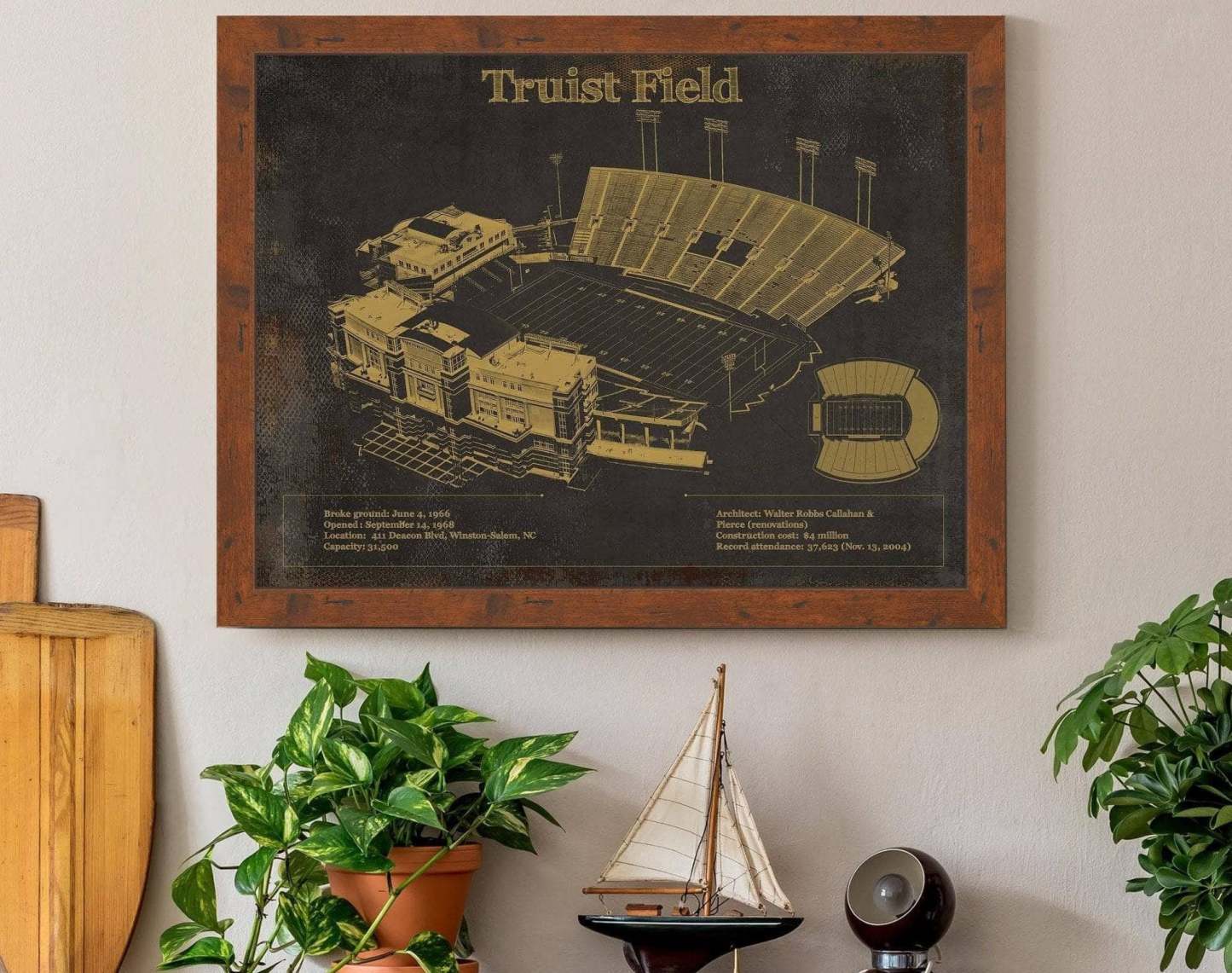 Truist Field Vintage Wall Art