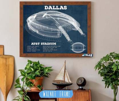 AT&T Stadium - Vintage Football Print