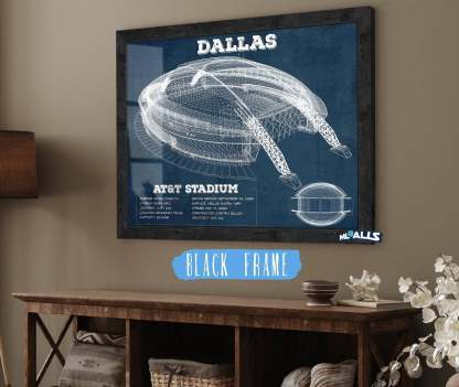 AT&T Stadium - Vintage Football Print