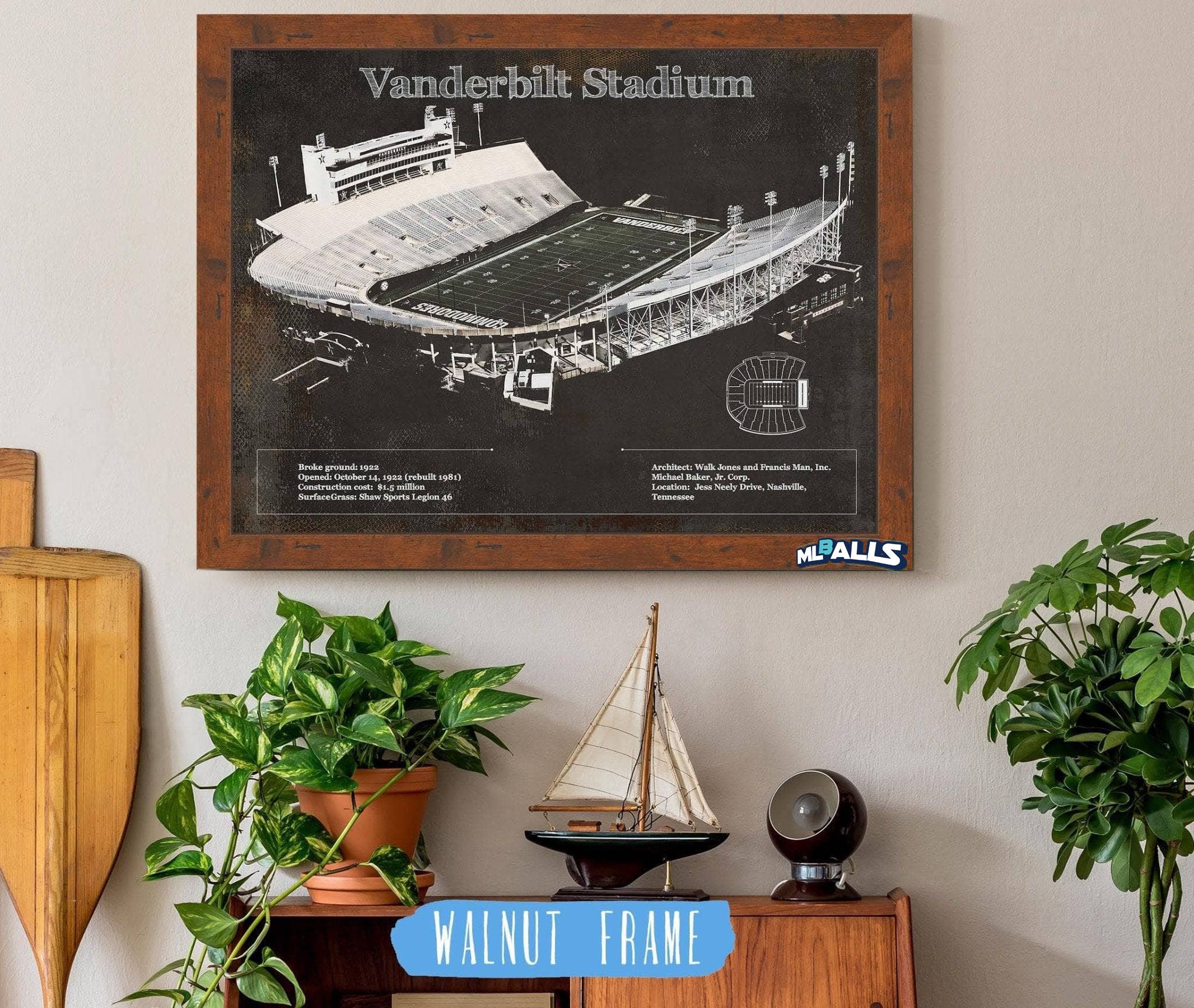 Vanderbilt Stadium Wall Art