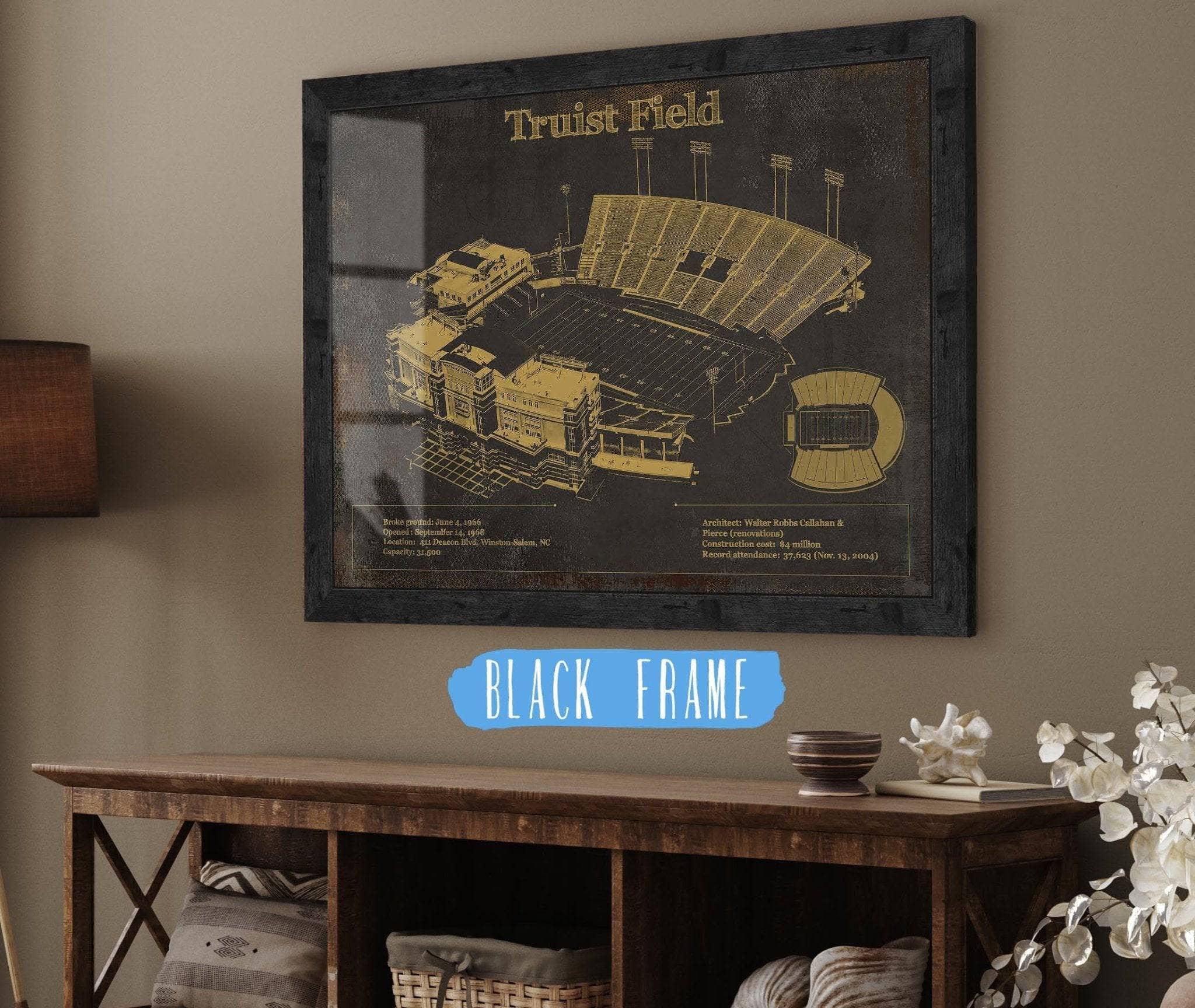 Truist Field Vintage Wall Art