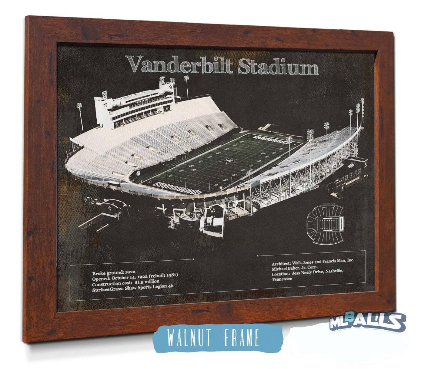 Vanderbilt Stadium Wall Art