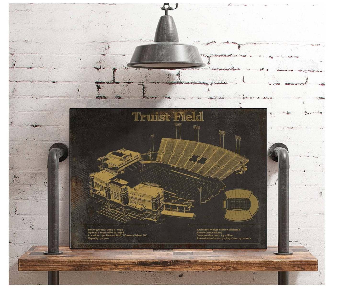 Truist Field Vintage Wall Art