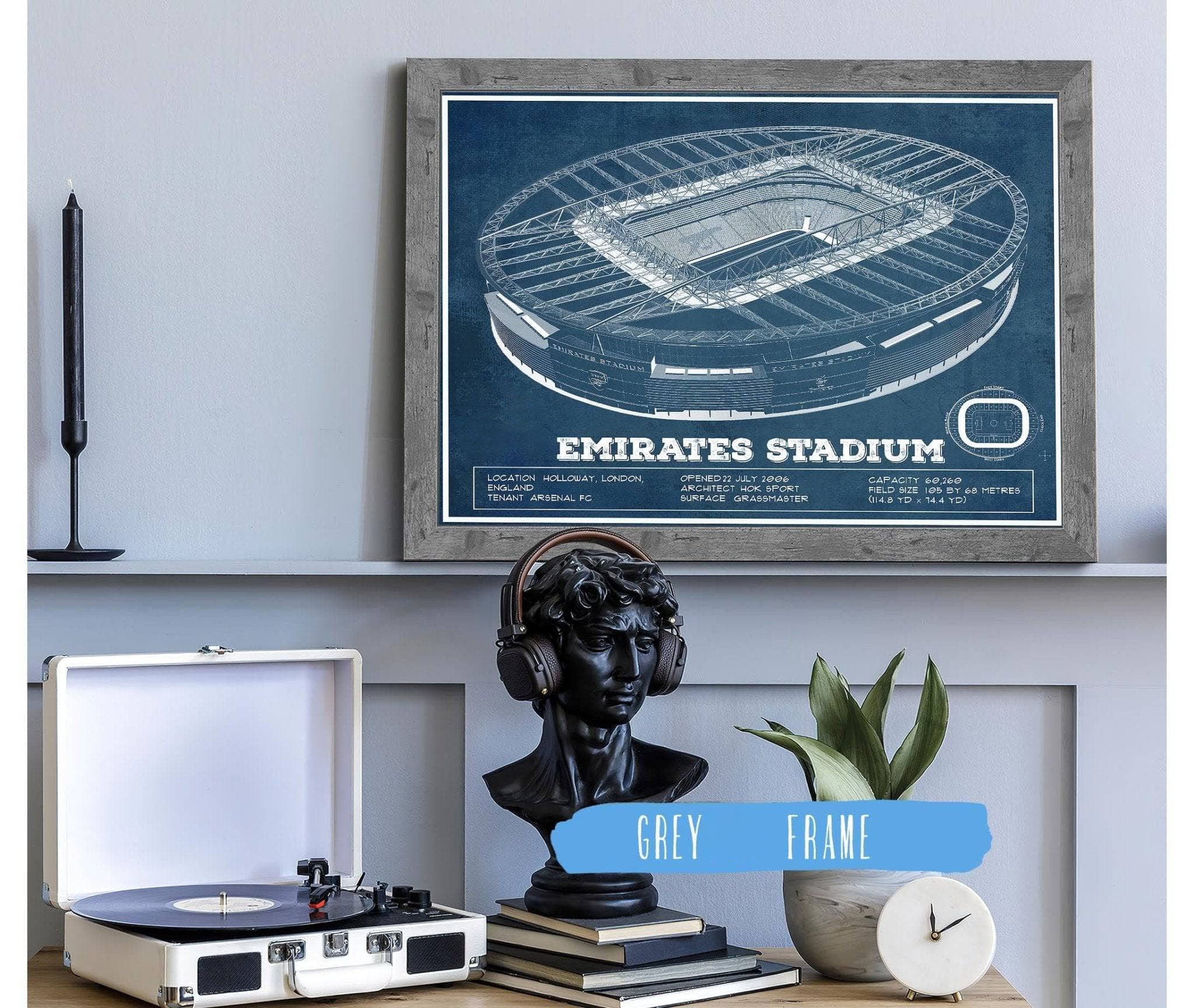 Emirates Stadium Soccer Print