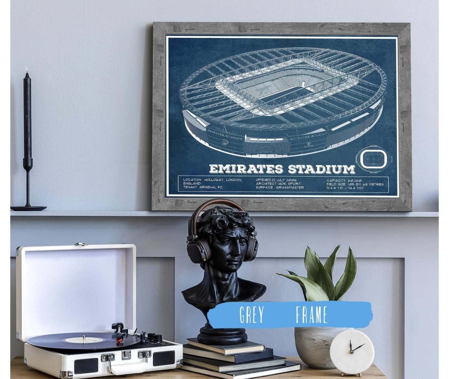 Emirates Stadium Soccer Print