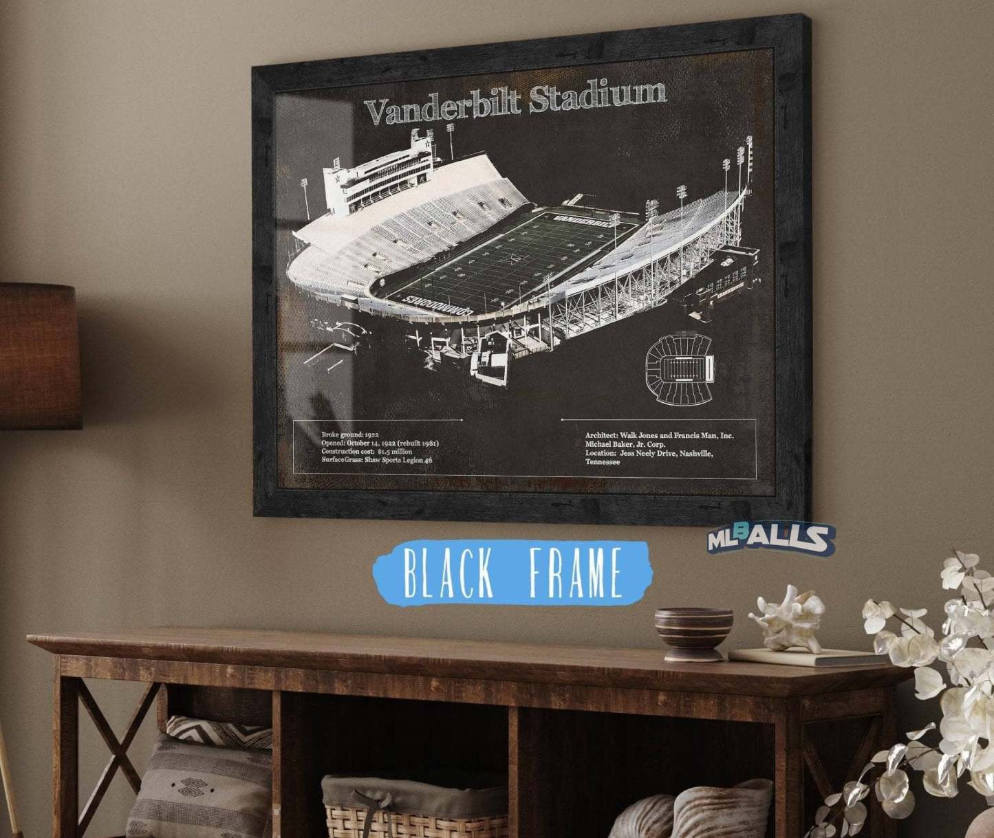 Vanderbilt Stadium Wall Art