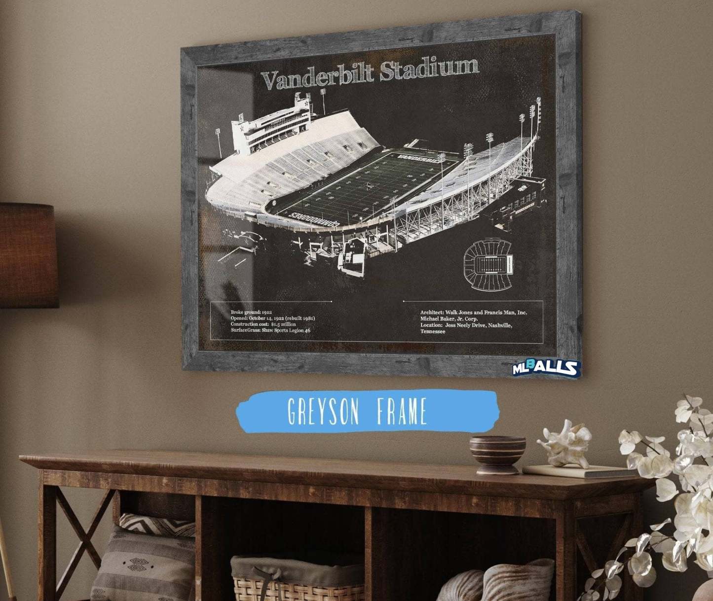 Vanderbilt Stadium Wall Art