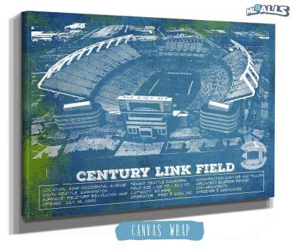 Williams-Brice Stadium Art Vintage Blueprint Art Chart