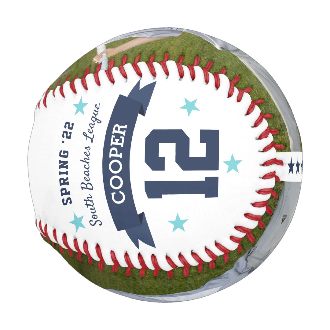 Personalized Player Photo & Team Roster Baseball