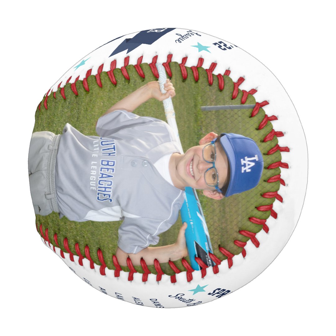 Personalized Player Photo & Team Roster Baseball