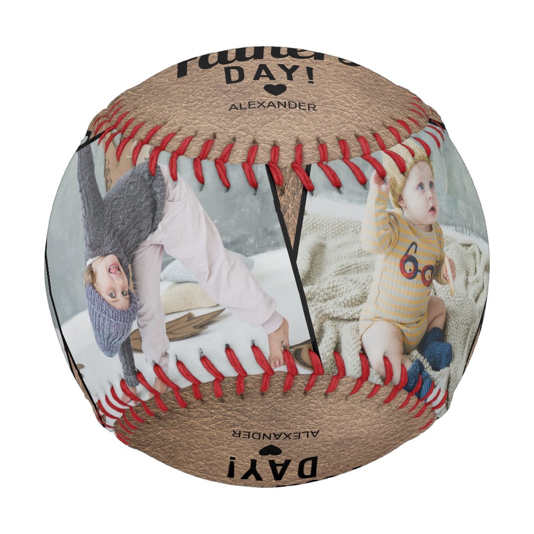 Vintage 1st Father's Day Memento Baseball
