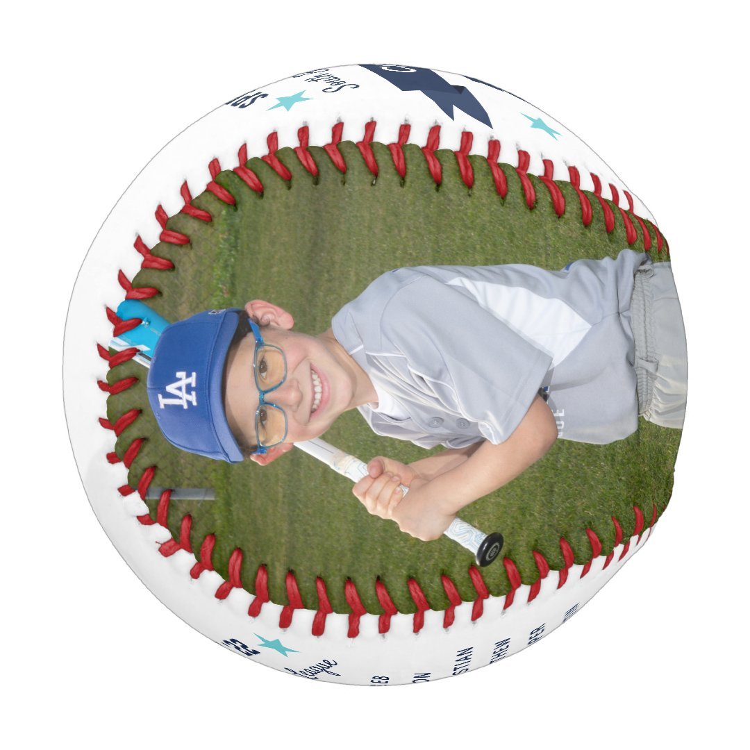 Personalized Player Photo & Team Roster Baseball