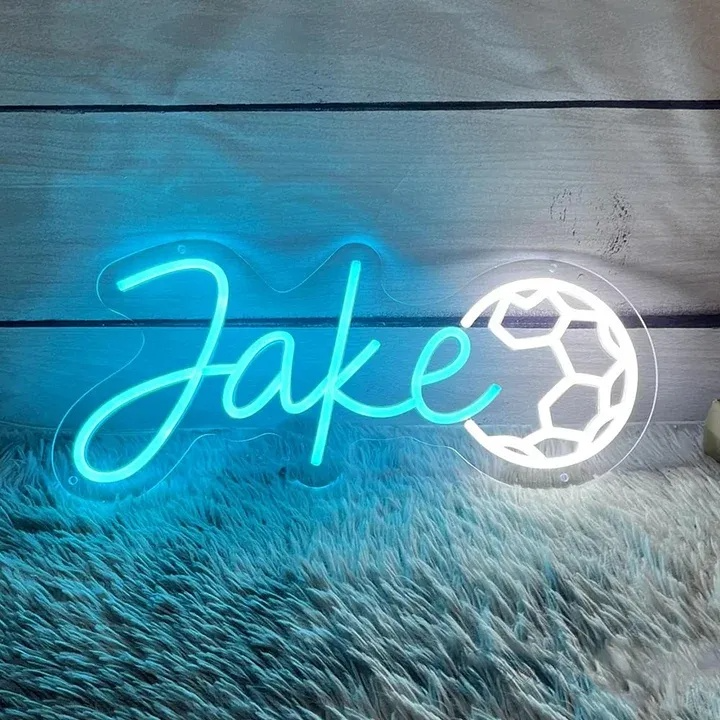 Personalized Sport Name Neon Sign Custom Bedroom Name LED Neon Light