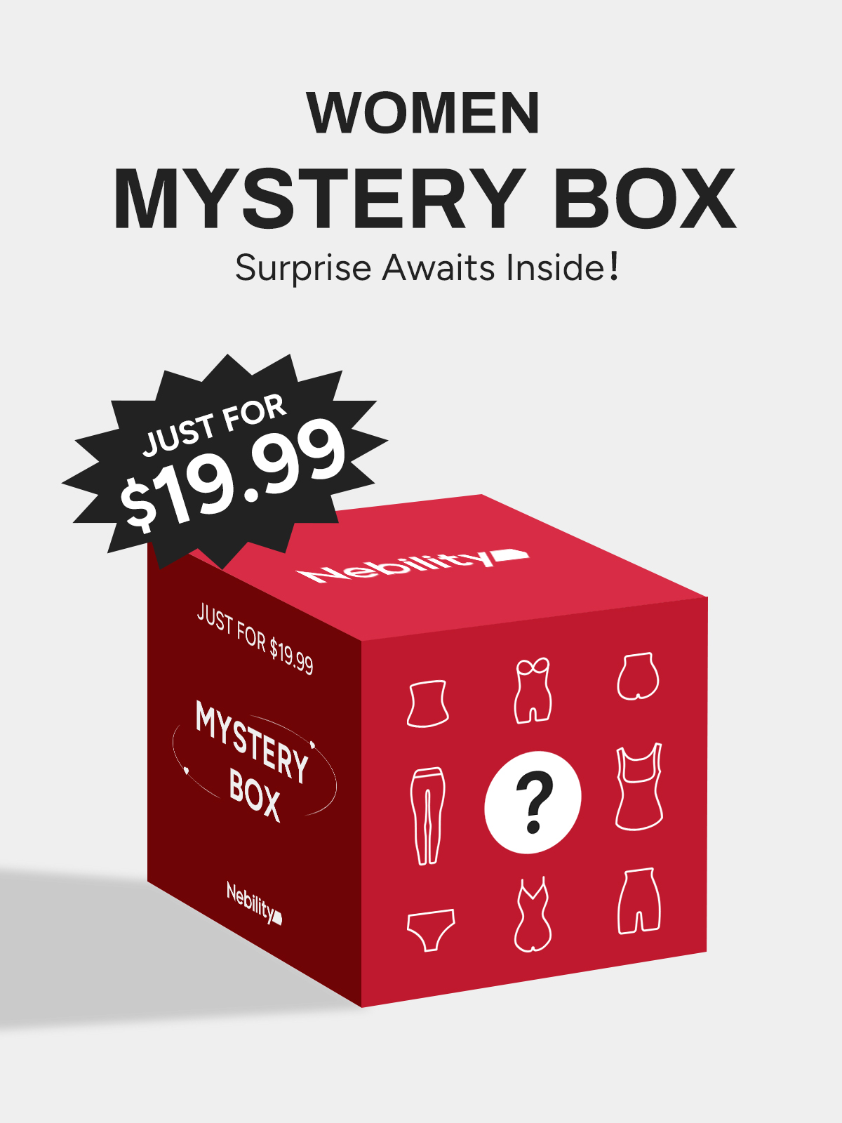 Ladies Mystery Box: $19.99 for Her Surprise Curvy Essentials