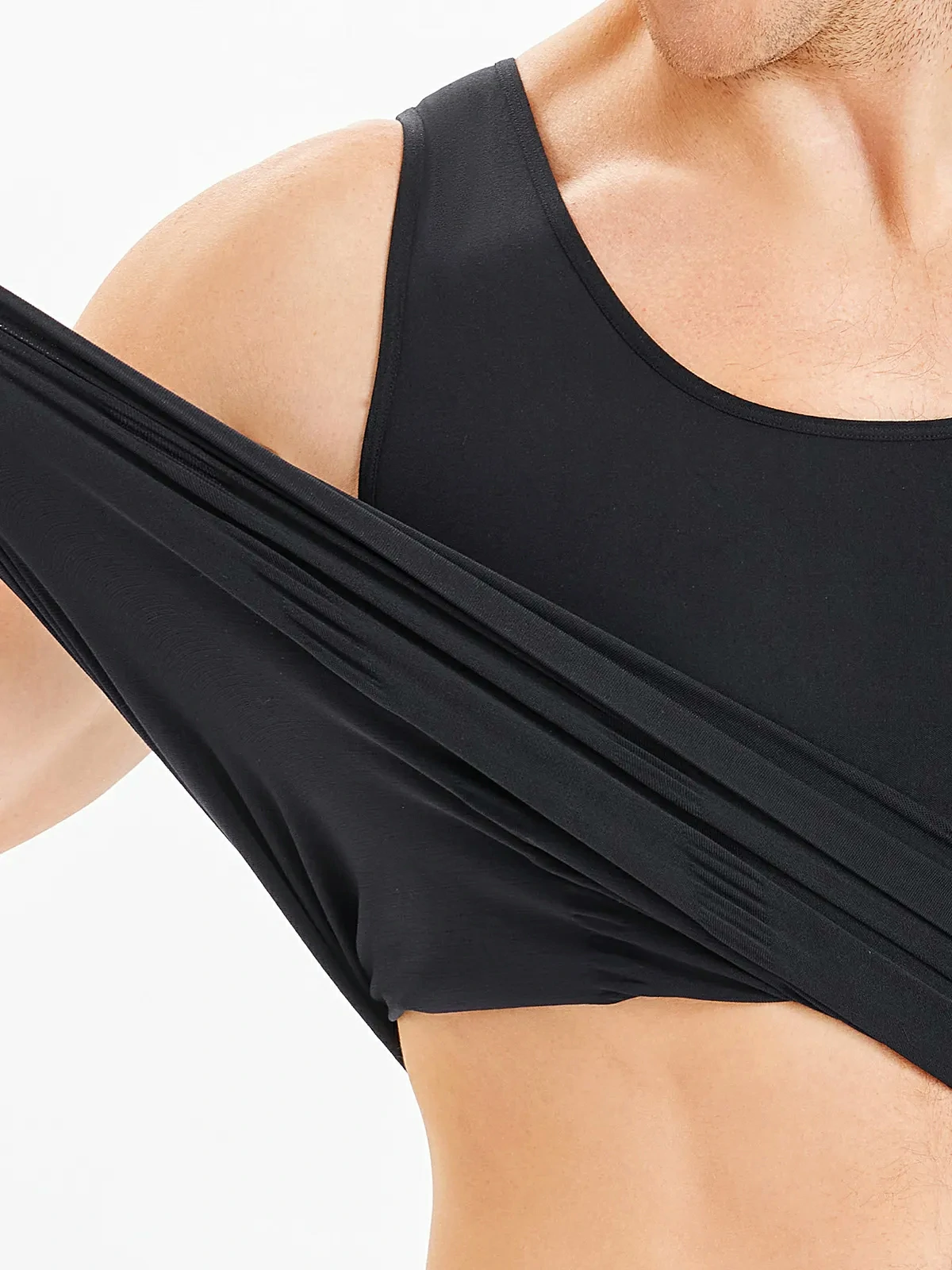 【Add-on Item】Seamless Elastic Belly Compression Tank Tops for Men