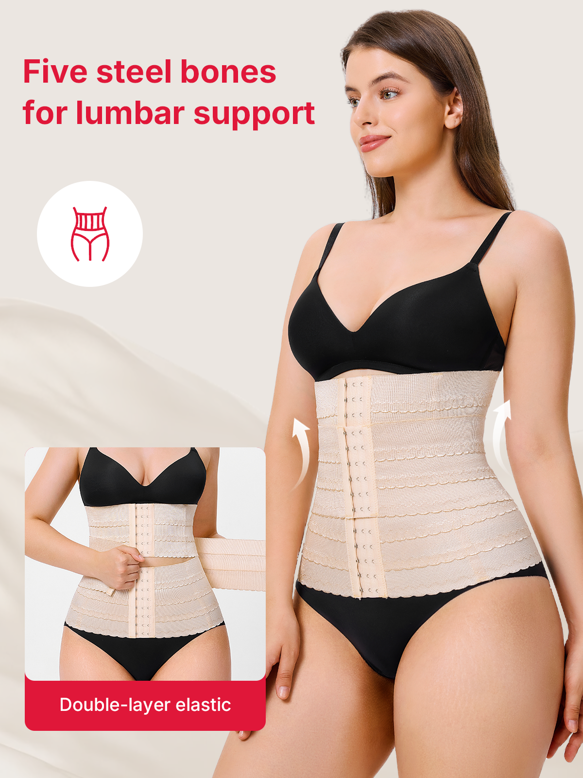 Women Segmented Waist Cincher