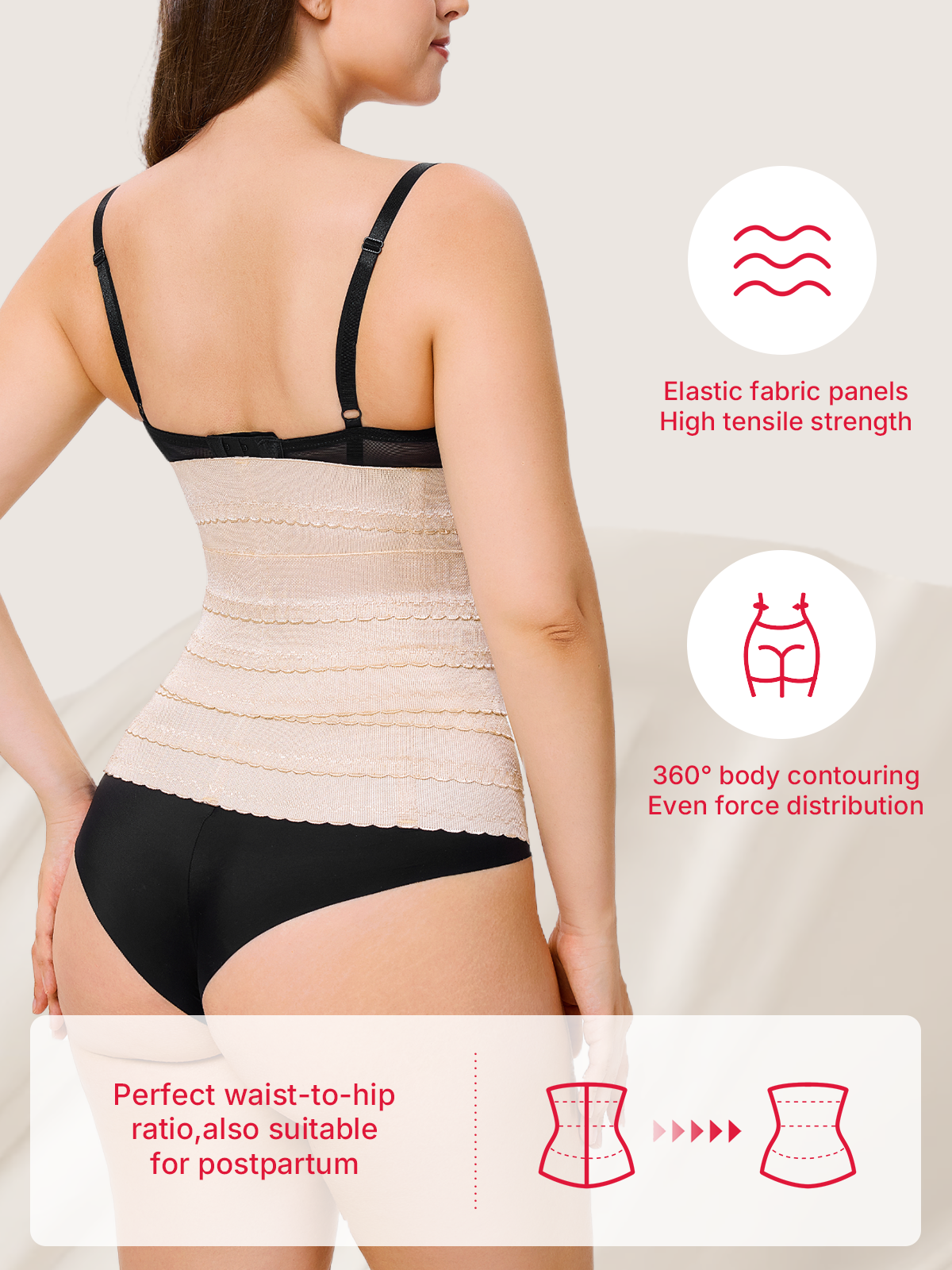 Women Segmented Waist Cincher