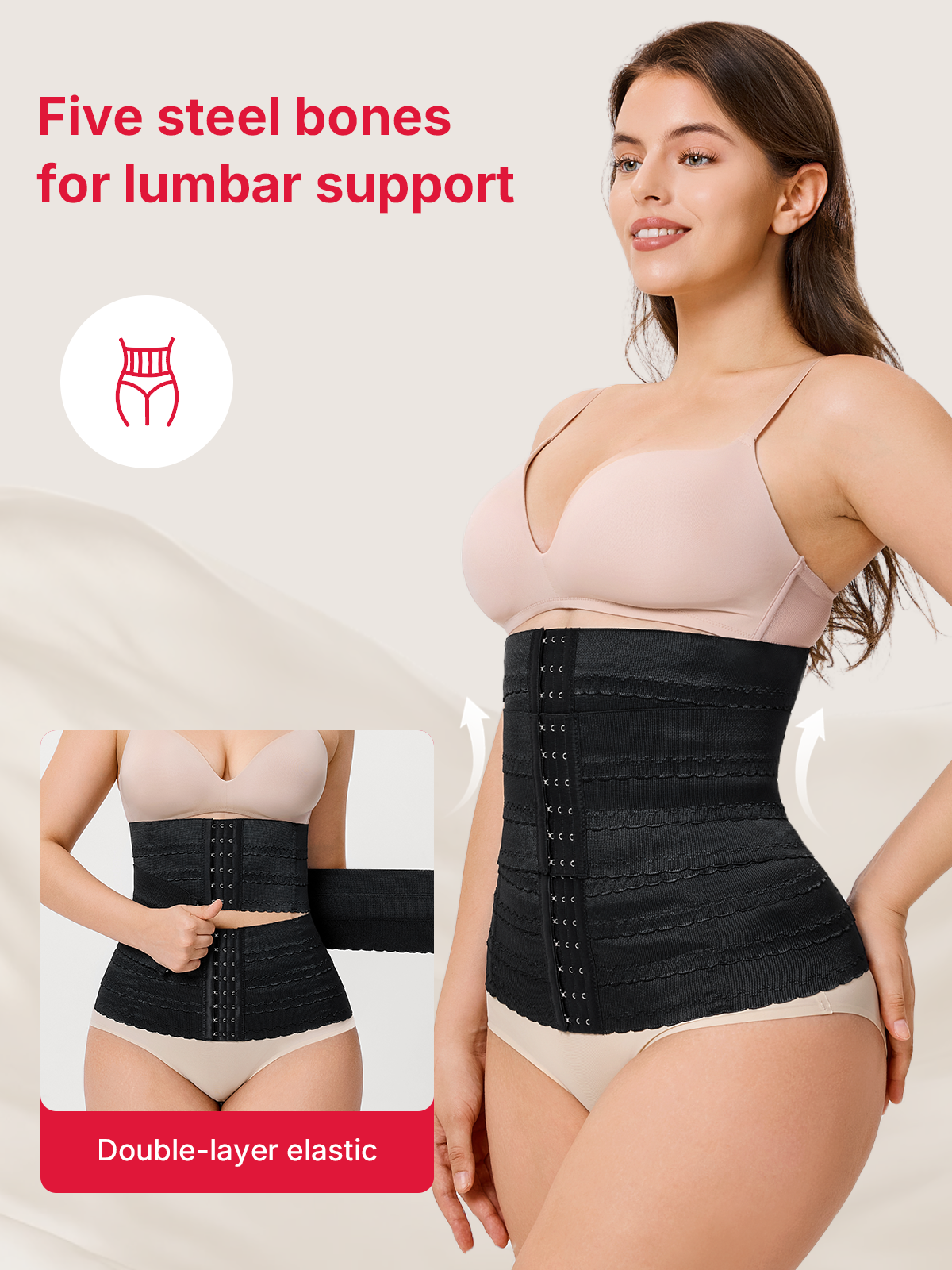 Women Segmented Waist Cincher