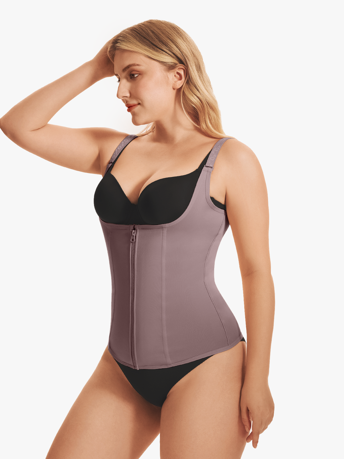 Nebility Waist Trainer Zipper Vest Corset