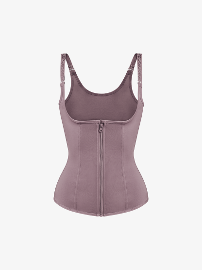Nebility Waist Trainer Zipper Vest Corset