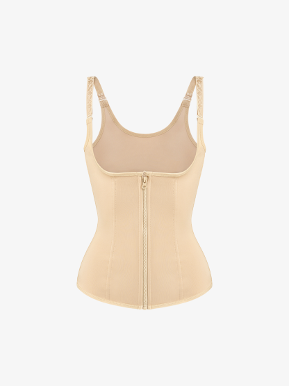 Nebility Waist Trainer Zipper Vest Corset
