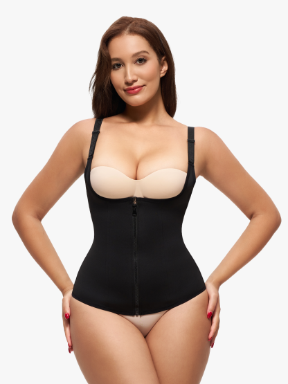 Nebility Waist Trainer Zipper Vest Corset