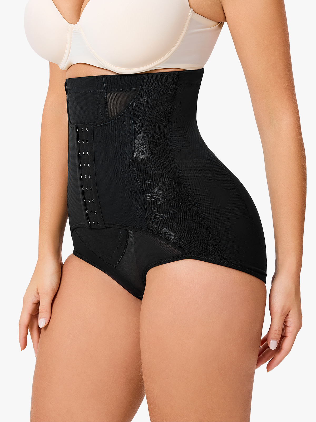 High Waist Tummy Control Buckle Adjustment Shaper Panties