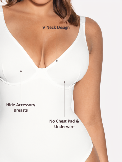 Deep Plunge Underwire Backless Thong Bodysuit