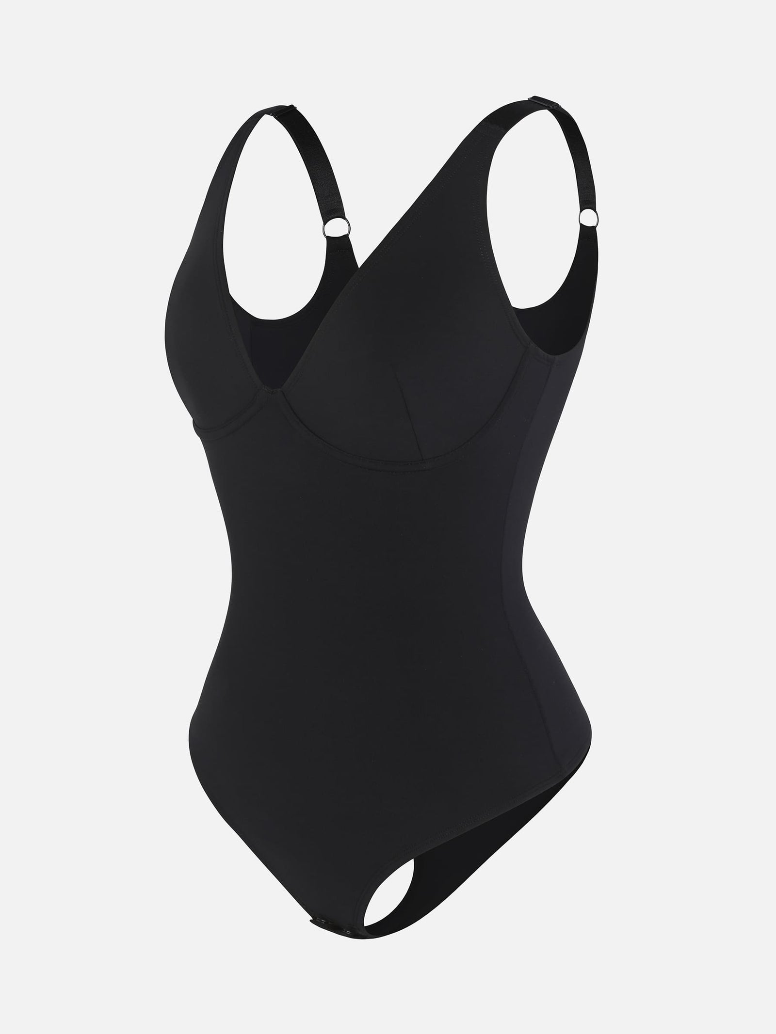 Deep Plunge Underwire Backless Thong Bodysuit